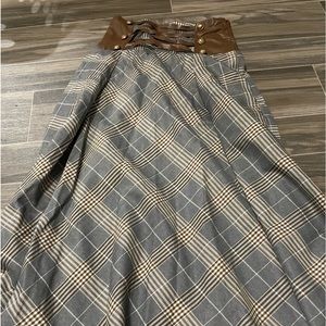 Scarlet Darkness maxi medieval skirt